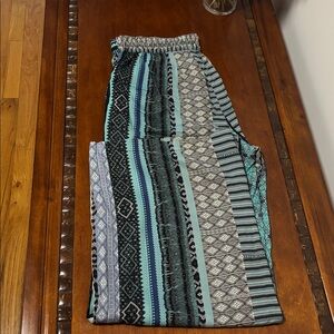 Pull&Bear Geometric Patterned Pants